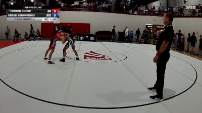 63 kg Cons. Round 4 - Kenton Cooke, Jackrabbit Wrestling Club vs Derek Bernardino, Rochester Regional Training Center