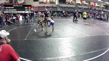 80 lbs Cons. Round 2 - Axl Schaefer, Double Dog Wrestling vs Jayven Tep, Hawks Wrestling Club (Lincoln)