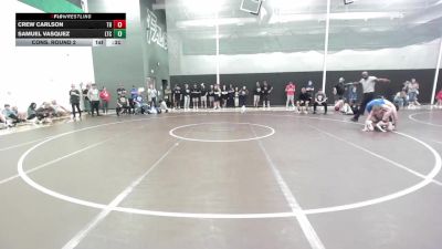 138 lbs Cons. Round 2 - Crew Carlson, The Hideout vs Samuel Vasquez, Leavenworth Takedown Club