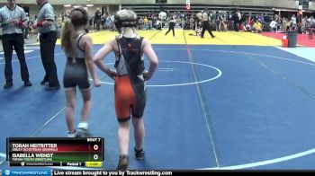 65 lbs Round 1 - Torah Heitritter, Sibley Ocheyedan Generals vs Isabella Wendt, Tomah Youth Wrestling