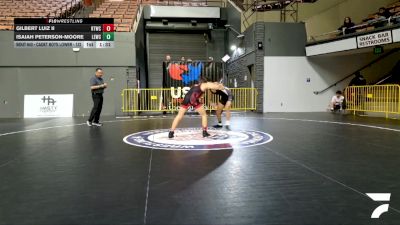 Cadet Boys Lower - 132 lbs Champ. Round 1 - Gilbert Luiz II, Ripon Tribe Wrestling Club vs Isaiah Peterson-Moore, Livermore Elite Wrestling Club