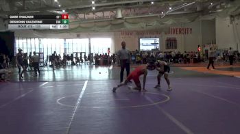 133 lbs Cons. Round 3 - Deshonn Valentine, Thiel vs Gabe Thacker, Otterbein University