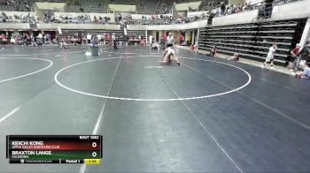 130 lbs Cons. Round 5 - Braxton Lange, Caledonia vs Keiichi Kong, Apple Valley Wrestling Club