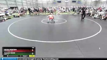 106 lbs Round 3 (8 Team) - Devin Bobzien, California vs Mason Rohr, Ohio