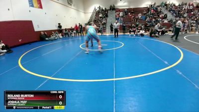 285 lbs Cons. Semi - Joshua May, Natrona County vs Roland Burton, Wyoming Indian