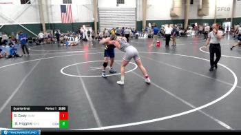 184 lbs Quarterfinal - Billy Higgins, Nebraska-Kearney vs Ryan Cody, Colorado School Of Mines