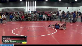 112 lbs Placement Matches (8 Team) - Olin Neuville, LaCrosse Area Wrestlers(WI) vs Joel Brink, Junior Terps Xpress (MY)