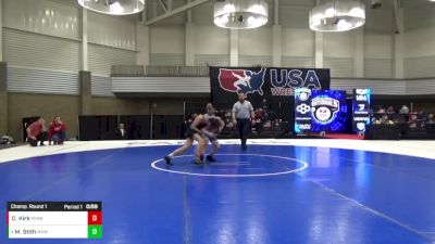 12U Boys - 92 lbs Champ. Round 1 - Carson Kirk, Pennsylvania vs Micah Stith, Midwest Xtreme Wrestling