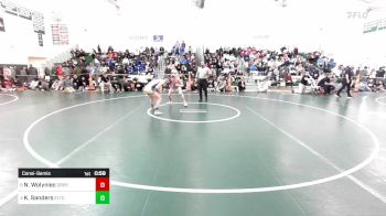 144 lbs Consolation - Nathan Wolyniec, Derby/Oxford/Holy Cross vs Kolby Sanders, Ellis Tech