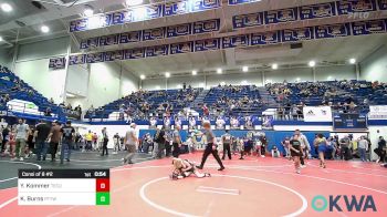 67 lbs Consi Of 8 #2 - Yurric Kommer, Tecumseh Youth Wrestling vs Kordell Burns, Perkins