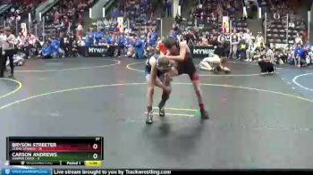 77 lbs Round 1 (4 Team) - Bryson Streeter, Cedar Springs vs Carson Andrews, Harper Creek