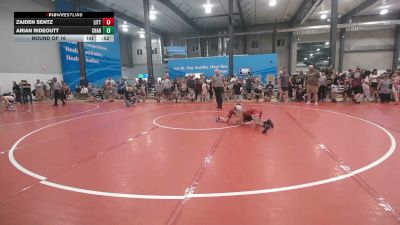 74 lbs Round Of 16 - Zaiden Sentz, Littlestown vs Arian Rideoutt, Charles Town