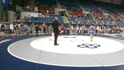 100 lbs Cons. Rd Of 32 - Paige Peters, California vs Kailyah Bento, Wyoming