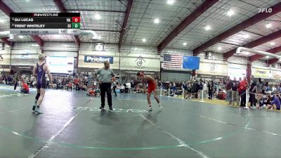 126 lbs Cons. Round 1 - Trent Whiteley, Spring Creek vs Oli Lucas, Valley