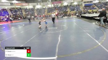 61 lbs Consi Of 8 #2 - Paxton Swan, Wrestle To Win vs Brooks Keys, SLV Elite WC