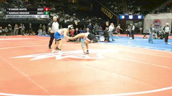 144 Class 3 lbs Cons. Semi - D`Andre Watts, Jefferson City vs Gabrian Bridges, Marshfield