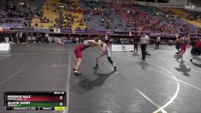 184 lbs Placement Matches (16 Team) - Maximus Hale, Pennsylvania vs Quayin Short, Wyoming