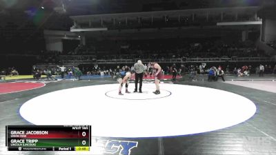 235 lbs Cons. Round 2 - Grace Jacobson, Union Mine vs Grace Tripp, Lincoln (Lincoln)