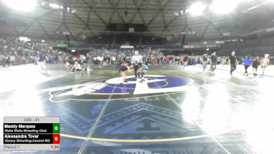 81 lbs Semis - Maddy Marquez, Walla Walla Wrestling Club vs Alessandra Tovar, Victory Wrestling-Central WA