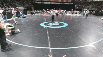 4A 113 lbs Cons. Round 2 - Gabriel Gustafson, Moriarty vs Uriah Martinez, Pecos