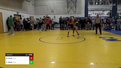 127 lbs Consy 5 - Adaias Ortiz, Lake Highland Prep-FL vs Carter Beck, Saegertown