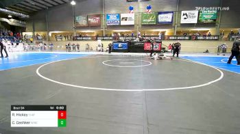 100 lbs Consolation - Ryen Hickey, Chatfield Jr Wrestling vs Carley Ceshker, Wisconsin Girls