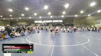 126 lbs Cons. Round 2 - Jazzman Khoundet, Stallions Wrestling Club vs Addison Call, Bear River Jr High Wrestling C