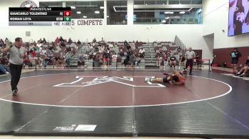 184 lbs Quarterfinals (8 Team) - Giancarlo Tolentino, Palomar College (RED) vs Roman Loya, Mt. SAC (White)
