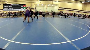 285 lbs Cons. Round 2 - Colton Turk, Albion College vs Artero Wilson, Grand Valley State University Club
