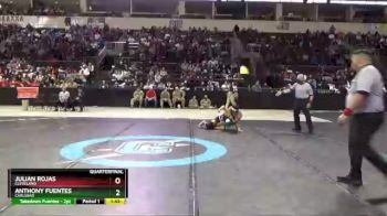 5A 152 lbs Quarterfinal - Anthony Fuentes, Carlsbad vs Julian Rojas, Cleveland