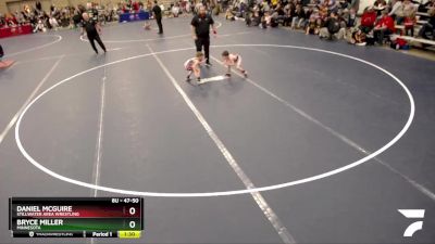 47-50 lbs Cons. Round 2 - Bryce Miller, Minnesota vs Daniel McGuire, Stillwater Area Wrestling