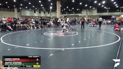 120 lbs 4th Wrestleback (32 Team) - Griffin Gardner, North Shelby Regulators vs Joseph Marcin, Funky Boyz