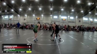 190 lbs Round 1 (6 Team) - Anderson Evans, St. Paris Graham vs Caden Wilson, Ohio Valley