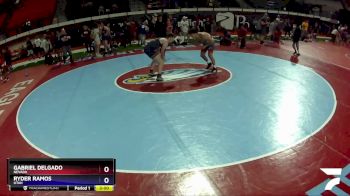 160 lbs Champ. Round 2 - Gabriel Delgado, Nevada vs Ryder Ramos, Utah