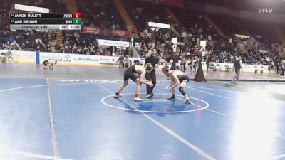 126 lbs Consi Of 8 #1 - Jakob Hulett, Lynnfield/N.Reading vs Abe Brown, Quabbin