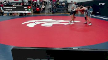 120 lbs Semifinal - Genevieve Daly, Mark Morris (Girls) vs Sofia Lie, River Ridge