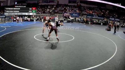 D 3 138 lbs Cons. Round 2 - Peyton Vizena, St. Edmund vs Kymani Beraud, De La Salle