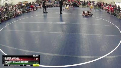 110 lbs Finals (8 Team) - William Shallenberger, Utah vs Slater Wilson, South Dakota Lightning