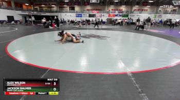165 lbs Cons. Round 2 - Jackson Balmer, Briar Cliff (Iowa) vs Alex Wilson, Oklahoma City