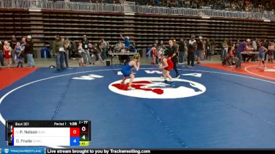 77 lbs Quarterfinal - Parker Nelson, Riverton USA Wrestling vs Cyrus Frude, Cowboy Kids Wrestling Club