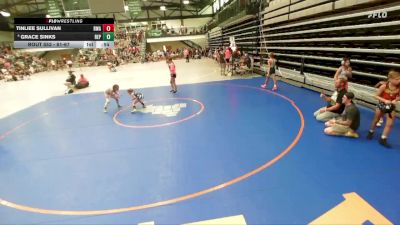 61-67 lbs Round 4 - Grace Sinks, TJ Trained Wrestling vs Tinliee Sullivan, Rise Wrestling Academy