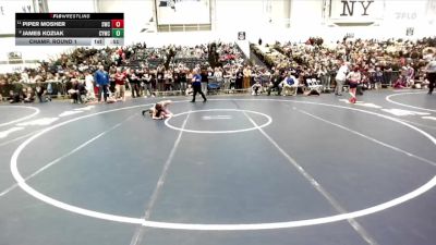 80 lbs Champ. Round 1 - Piper Mosher, Schuylerville/Greenwich Wrestling Club vs James Koziak, Carmel Youth Wrestling Club