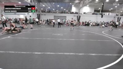 150 lbs Round 4 (6 Team) - Lincoln Hinchman, Mat Assassins Black vs Justin Swope, Terps Xtreme
