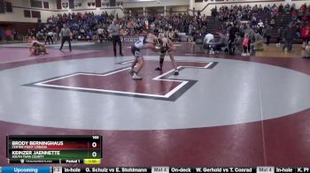 160 lbs Cons. Round 2 - Brody Berninghaus, Center Point-Urbana vs Keinzer Jaennette, South Tama County