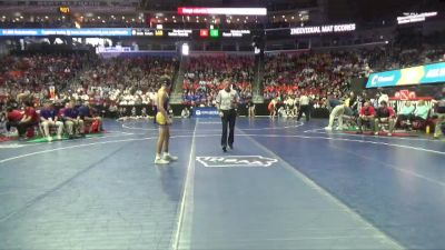 1A-113 lbs Champ. Round 1 - Carter Ham, Lake Mills vs Jagger White, Nashua-Plainfield