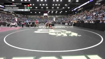 145 lbs Quarterfinal - Olivia Stevens, Tecumseh - Shawnee Heights HS vs Campbell Mermis, Spring Hill HS