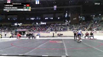 106 lbs Champ. Round 1 - Aiden Ruiz, Tates Creek vs Braelyn Jimenez, Oldham County