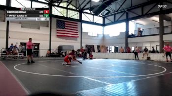 100-110 lbs Cons. Semi - Javier Salas Iii, Bulldog Premier Wrestling Club vs Coltin Hartman, Unattached