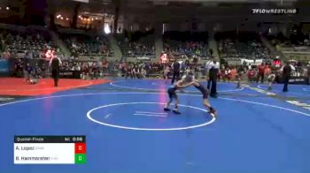 55 lbs Quarterfinal - Archer Lopez, Grandview Wolves vs Ben Hammarsten, Pinnacle