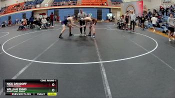 190 lbs Cons. Round 1 - William Ennis, Mount Saint Joseph vs Nick Davidoff, Landon School